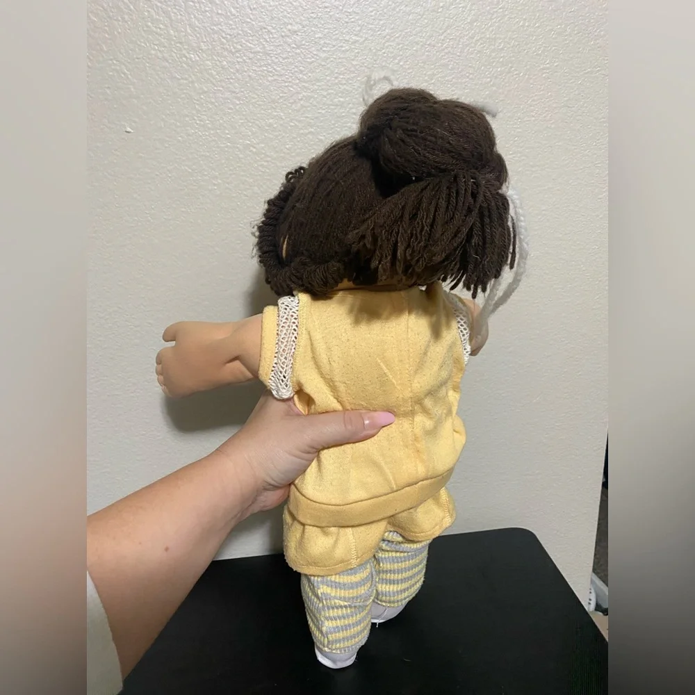 Rare Vintage Silk Tag Stamped Cabbage Patch Doll- Brown Hair - Picture 17 of 17